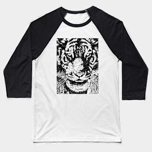 Stare tiger head Baseball T-Shirt